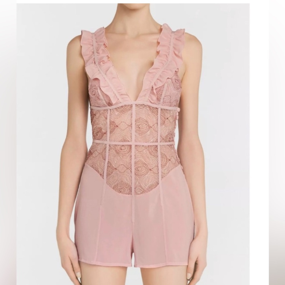 La Perla Georgette Silk Romper